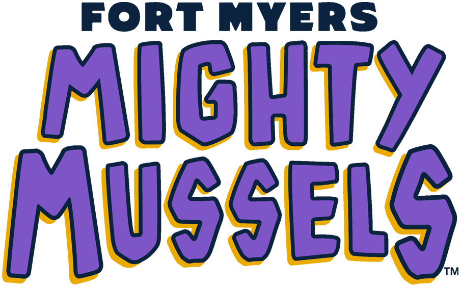 Fort Myers Mighty Mussels 2020-Pres Wordmark Logo v2 iron on heat transfer